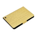thumbnail image 4 of Glitter Folio Flip Case for Amazon Kindle Fire 7 12th Gen 2022, PU Leather Folding Stand Card Slots Cover with Multiple Viewing Angles Tablet Case Cover Auto Sleep/Wake Magnetic,Gold, 4 of 9