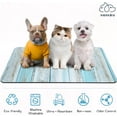 thumbnail image 2 of Dog Cat Pet Food Feeding Mat,Greenwood Mat for Dog Bowls and Water,Water Absorbent,Non Slip Placemat,Easy to Clean 16" x24", 2 of 5