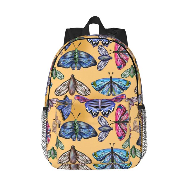 Disketp Butterfly 3 Mochila Escolar de 15 Pulgadas, Mochila Ligera para Estudiantes, Viajes y Trabajo, Cómoda y Resistente para el Uso Diario