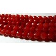 thumbnail image 2 of Perles Facettées en Jade Naturel Rouge Teinté, Perles de Qualité AAA 6 mm, 2 of 6