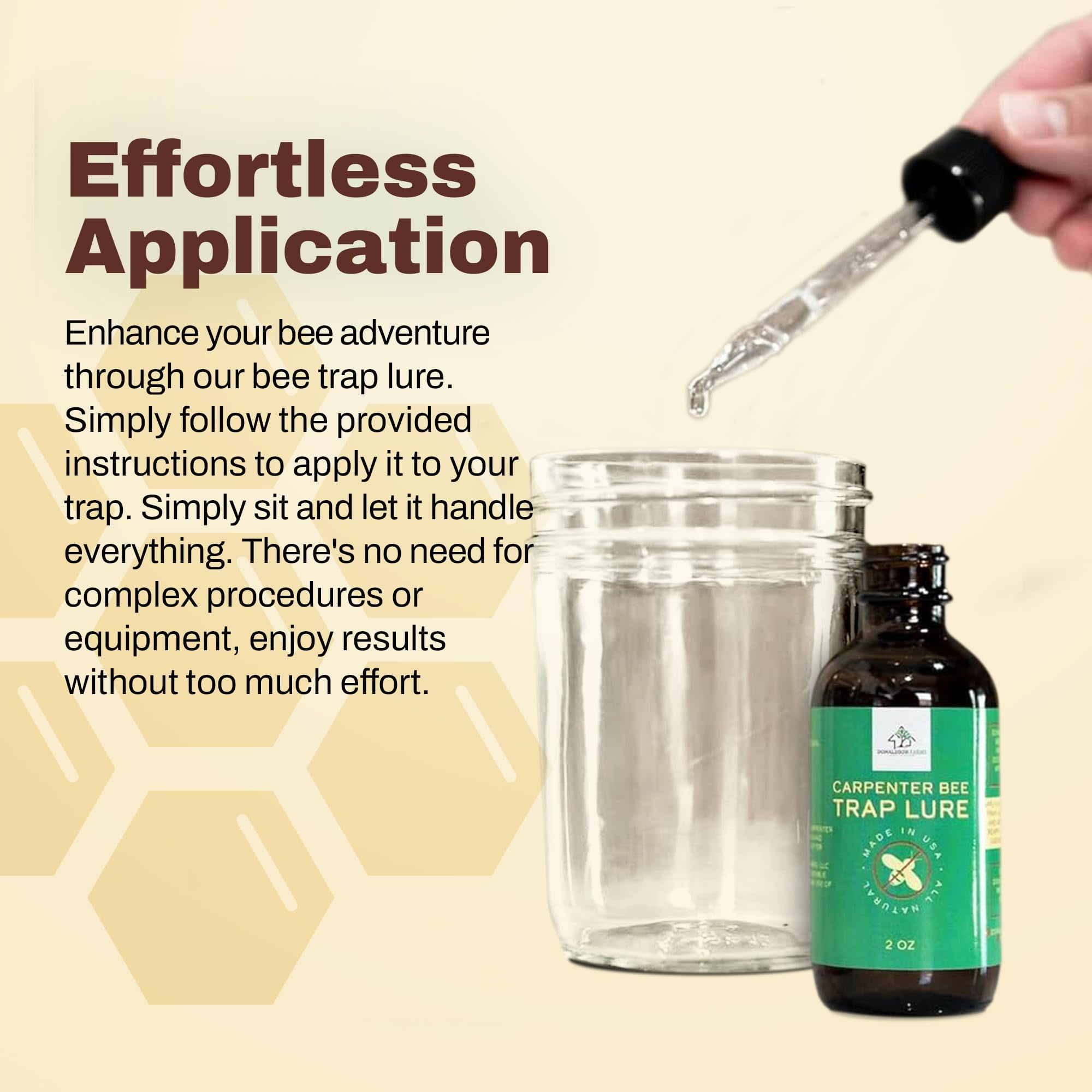 Donaldson Farms Outdoor All Natural Carpenter Bees Trap Liquid, 2 oz