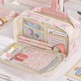 thumbnail image 6 of Large Capacity Pencil Case Box Lapicera Estuches Kawaii Bags Transparent  Japanese Organizer Stationery Pouch Material Escolar (Pencil Case), 6 of 6