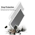 thumbnail image 5 of Sturdy Clear Case for Samsung Galaxy A12 5G / Galaxy A13 5G, Tekcoo Full Body Heavy Duty Protection Tempered Glass Screen Protector Shockproof Rugged Case Cover -Clear, 5 of 11