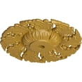 thumbnail image 3 of Ekena Millwork 14 5/8"OD x 2 1/4"P Needham Ceiling Medallion (Fits Canopies up to 4 1/4"), Hand-Painted Iridescent Gold, 3 of 6