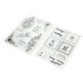 thumbnail image 2 of Sellos Para Hacer Tarjetas, Sellos Transparentes De Ramo Pasos Simples Reutilizables Para Sobres Para Carta De Invitación Para Diario ANGGREK Card Making Stamps, 2 of 8
