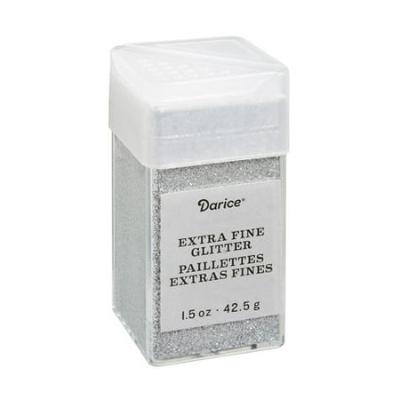 Extra Sparkle - Extra Fine Glitter: Sparkling Silver, 1.5 ounces