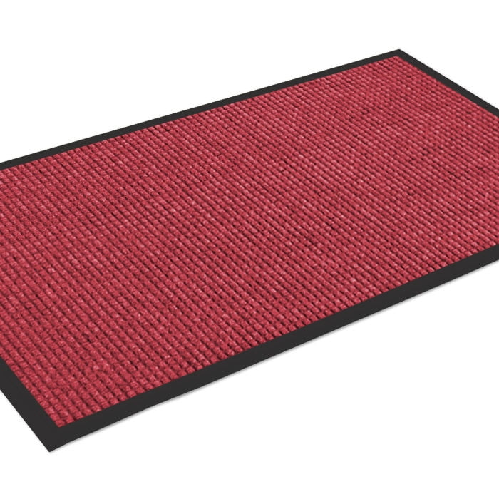 Waterhog Snow Blower Landing Pad Square Rubber Mat w/ Border Dam