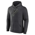 thumbnail image 2 of Men's Charcoal San Antonio Spurs Logo Pullover Hoodie, 2 of 3
