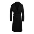 thumbnail image 4 of Niaviben Pea Coat for Women Warm Winter Coats for Women Long Wool Winter Coats for Women Jackets Women's Jacket Women's Winter Coats Dress Coats for Women Black L, 4 of 6