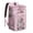 Pink-16, variant on Insulated Cooler Backpack for Women, Girly Pink Vintage Design, Perfect for Vacation, Travel, and Day Trips with Leakproof Liner