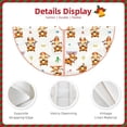 thumbnail image 3 of Rateoe Tigers go in for Sports Pattern Christmas Tree Skirt with Ties , Christmas Tree Decorations, Farmhouse Christmas Decor Xmas Holiday Decorations-30", 3 of 6