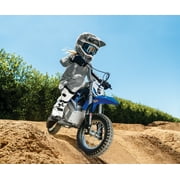Razor MX350 Dirt Rocket - أزرق، 24 V دراجة ترابية كهربائية مصغرة، تصل إلى 14 ميلا في الساعة، للأطفال الذين تتراوح أعمارهم بين 8+
