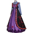thumbnail image 3 of Women's Royal Winter Queen Dress - Elegant Storybook Gown with Shirt, Overdress & Belt, 3 of 7
