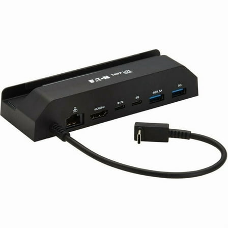 Eaton Tripp Lite Series USB-C Docking Station for Steam Deck and ROG Ally - 4K 60 Hz HDMI, USB Hub, Gigabit Ethernet, 100W PD Charging (u442-docksd-1)