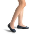 thumbnail image 6 of BURUDANI Women’s Round Toe Ballet Flats Slip-On Flat Low Heels Dress Work Shoes For Ladies with Arch SupportNavy Size 10, 6 of 8
