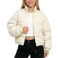 thumbnail image 2 of KyCheLot Zip up Jacket for Kids Long Sleeve Stand Collar Thicken Outerwear Winter Warm Outdoor Clothes, 2 of 6