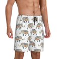 thumbnail image 2 of Fotbe Indian Elephant Pantalones Cortos de Pijama para Hombre, Ropa de Dormir, Pantalones de Pijama Cortos para Hombre-Medium, 2 of 6