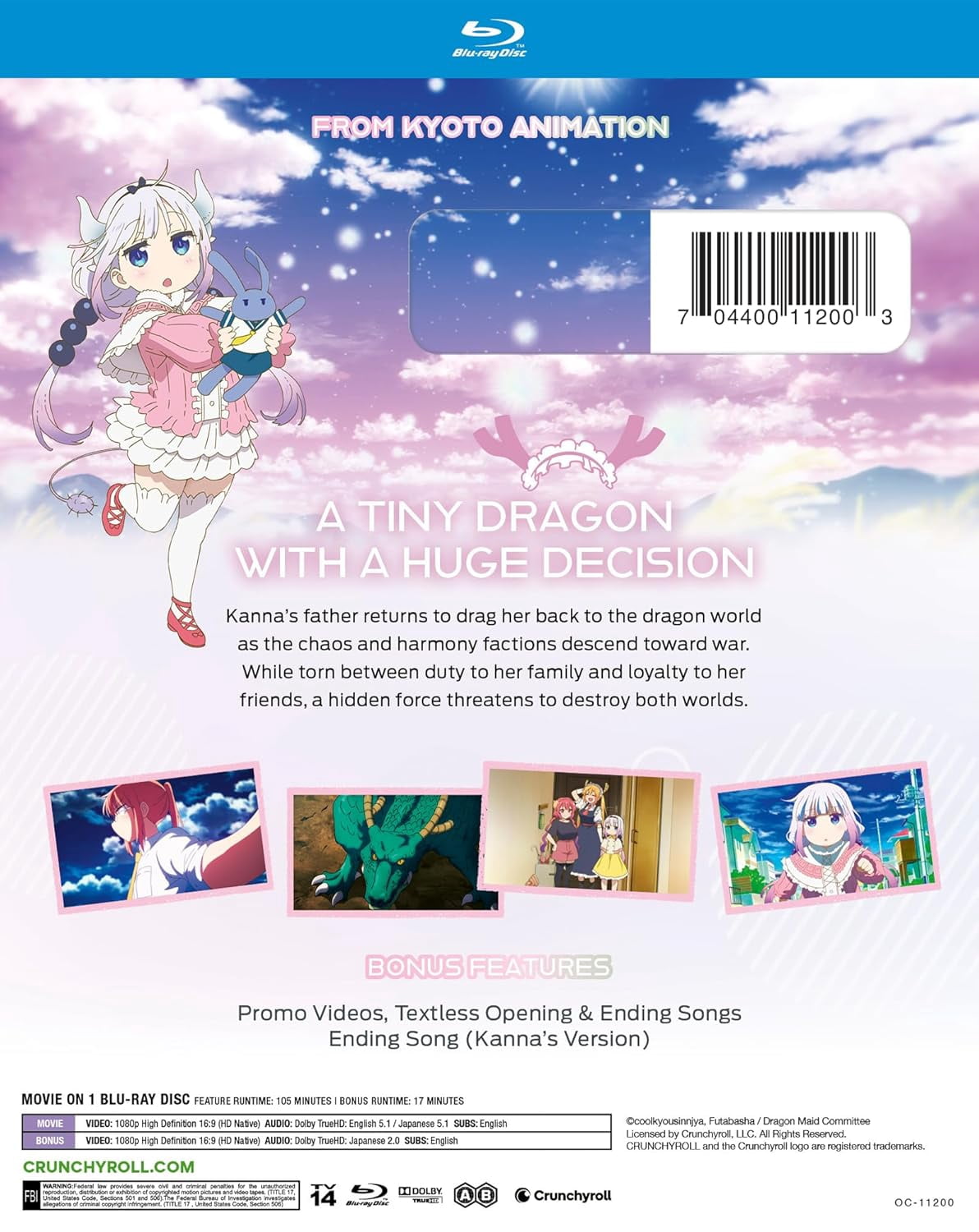 Miss Kobayashi's Dragon Maid: A lonely dragon Wants To Be loved - The Movie
