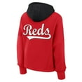 thumbnail image 3 of Women's Fanatics Red Cincinnati Reds Oversized High Hip Legacy Fleece Pullover Hoodie, 3 of 3