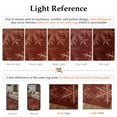 thumbnail image 5 of BERTHMEER Large Christmas Area Rug 8'X10' Christmas for Living Room Bedroom Dining Room Farmhouse Laundry Snowflake Print Washable Non-slip Rug,Red, 5 of 7