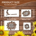 thumbnail image 2 of Teissuly Garden Fence Large Flower Stencils DIY Decoration, 2 of 5