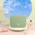 thumbnail image 6 of Vintage Man Bathroom Accessories Portable Simple Square Nylon Travel Toiletry Bag Makeup Case Women Cosmetic Bag Hook Storage Bag BLUE, 6 of 8