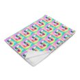 thumbnail image 2 of Pastel Tie-Dye Cat Throw Blanket, 2 of 5