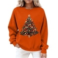 thumbnail image 6 of Uootdi Gift Christmas Sweatshirts for Women Merry Christmas Long Sleeve Shirts Cute Xmas Print Holiday Party Pullover Tops, 6 of 8