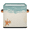Multicolor 3, variant on CURLYOOT Summer Sea Seashell Starfish 11 x 11 Inch Cube Storage Bin, Fabric Storage Cube Foldable Basket with Leather Handles, Organizer Basket for Closet Shelves