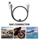 thumbnail image 1 of Cable Sae 18AWG SAE Desconexión rápida de 2 pines al cable del cable del conector del arnés del terminal del anillo en O, 1 of 5