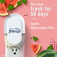 thumbnail image 4 of Febreze Plug In Air Freshener, Odor-Fighting Oil Refill, Sweet Watermelon Vine, (4 Pack of 2 Refills), 4 of 5