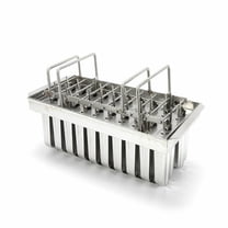 20x Stainless Steel Molds Ice Pop Lolly Popsicle Ice Cream Stick Holder Mold Top