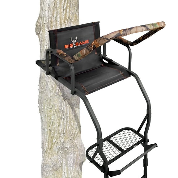 Open Box Big Game Warrior DXT 17' Deer Hunting Ladders, Tree Stand and Flex-Tek Seat