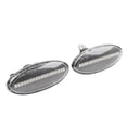 thumbnail image 3 of Dynamic Clear LED Side Marker Turn Signal Light Fit for Nissan Qashqai Juke for X-Trail, 3 of 5