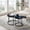 Black, variant on Nesting Round Coffee Table Set - Modern Industrial Black Marble Pattern