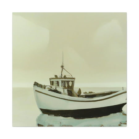 

Fishing Boat in Moonlight - Canvas