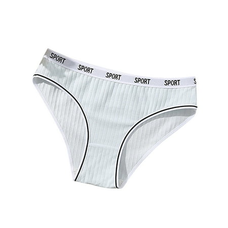Bigersell Boy Shorts Underwear for Women Clearance Underwear Sets Women Boyshort Thongs Panty Style P-653 Cotton Boyshort Panties Thong Bikini Briefs Mid Waist Women Cheeky Panties Light Blue S