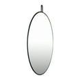 thumbnail image 4 of Creative Co-Op Creative Co-Op Round Metal Framed Wall Mirror with Hanger, Black Finish, 4 of 4