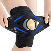iMucci Adjustable Knee Brace for Men and Women, Breathable Compression Knee Support Braces with Side Stabilizers for Meniscus Tear Knee Pain, ACL MCL Arthritis Injuries Recovery