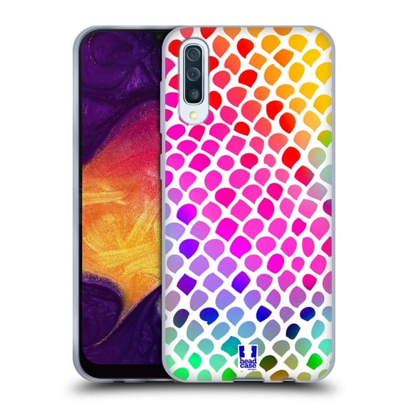 Head Case Designs Mad Prints Rainbow Snake Soft Gel Case Compatible with Samsung Galaxy A50/A30s (2019)