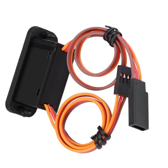 Interruptor Receptor RC, Conector de Interruptor RC LED RESTENTE Pantalla LED Resistencia A la Tracción para receptor de Coche RC Servo Esc Con VoltaJe de 6-12 V
