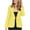 Yellow, variant on Qiaocaity Womens Casual Blazers Open Front Long Sleeve Work Office Jackets Blazer Turn Down Collar Coat Outerwear Black 4XL