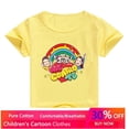 thumbnail image 2 of Ropa de verano para niños, camiseta para niños de 2 a 12 años, camiseta de manga corta para niñas adolescentes, camiseta informal de algodón Cartoon150 (140-150 CM) Gao Jinjia LED, 2 of 2