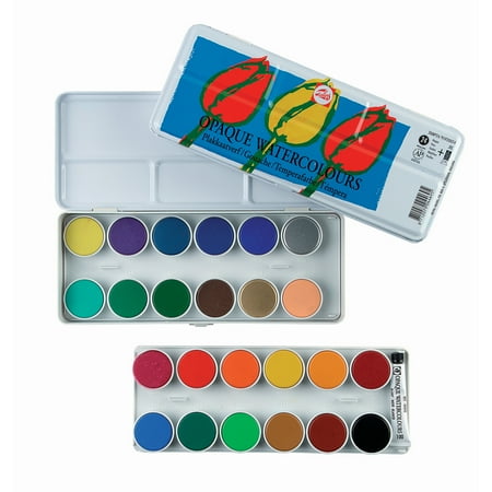 UPC: 8712079044695 | Talens Opaque Watercolor Set 12-Pans in Metal Box
