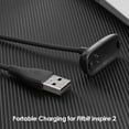 thumbnail image 2 of Kuymtek Cable de carga USB para reloj inteligente de 30 cm Cable de alimentación para Fitbit Inspire 2, 2 of 9