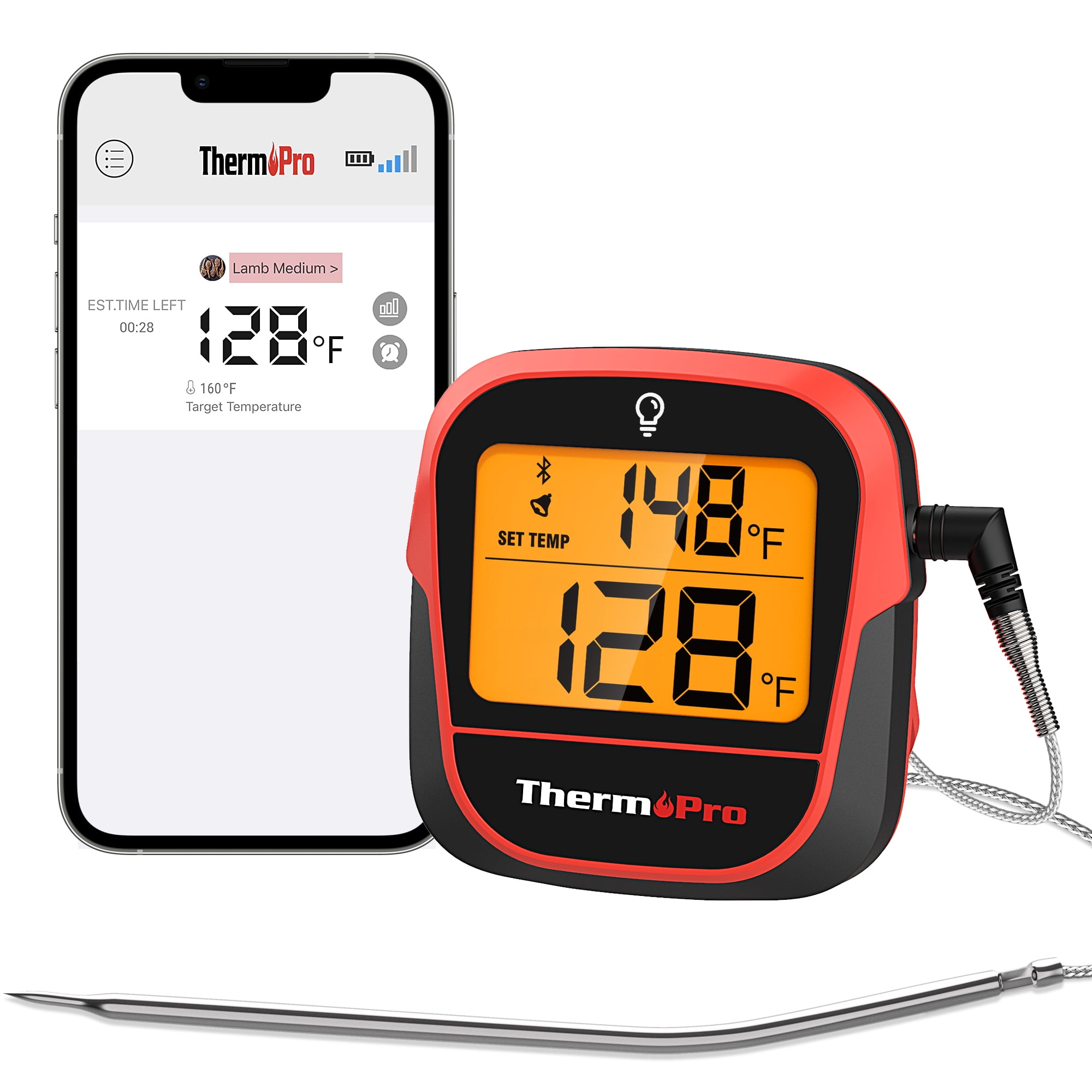 ThermoPro TP901W 350FT Wireless Meat Thermometer Digital, Smart