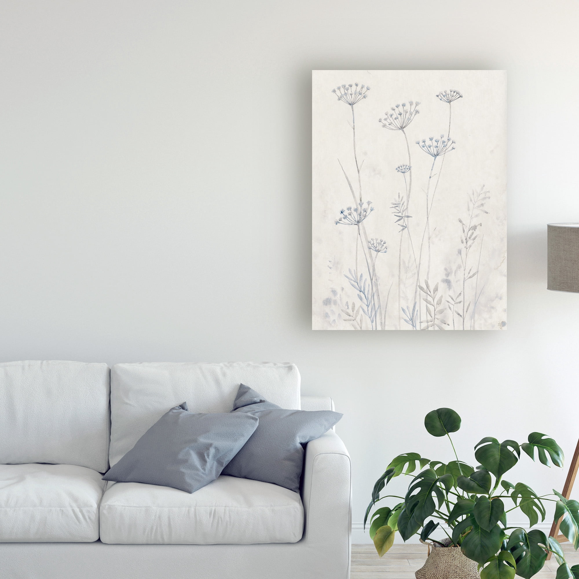Trademark Fine Art 'Neutral Queen Anne's Lace II' Canvas Art by Tim OToole