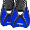 thumbnail image 4 of IST FK31 Otter Trek Fins for Swimming, Snorkeling, Scuba, Watersports Blue Large (Size:10-13), 4 of 6