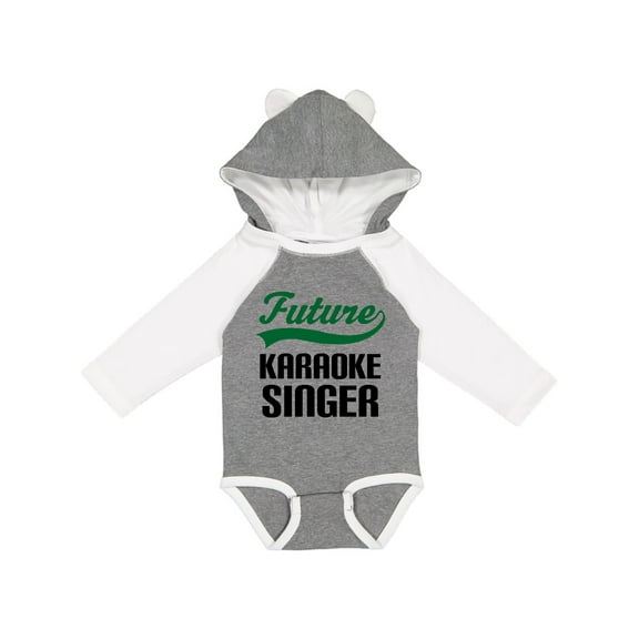 Inktastic Future Karaoke Singer Boys Long Sleeve Baby Bodysuit