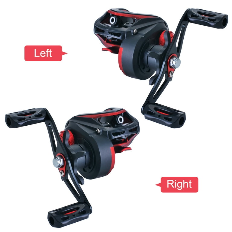 High Speed  Baitcasting Reels With 17+1 Ball Bearings And 7.1:1 Gear  Ratio Lightweight Tackle For Bishing And Fishing From Harden_vol7, $32.9